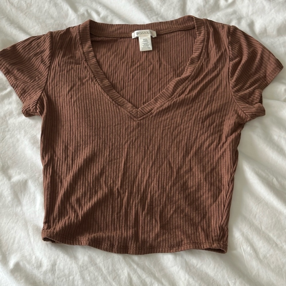 Bozzolo v-neck crop top